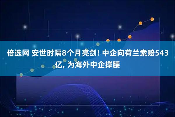 倍选网 安世时隔8个月亮剑! 中企向荷兰索赔543亿, 为海外中企撑腰