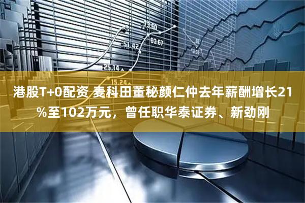 港股T+0配资 麦科田董秘颜仁仲去年薪酬增长21%至102万元，曾任职华泰证券、新劲刚